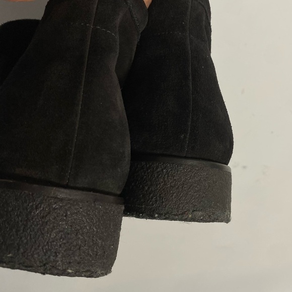 ACNE STUDIOS
Kingston Paneled Suede Felt Ankle Boots Wool Moccasin Size 9 main image 5